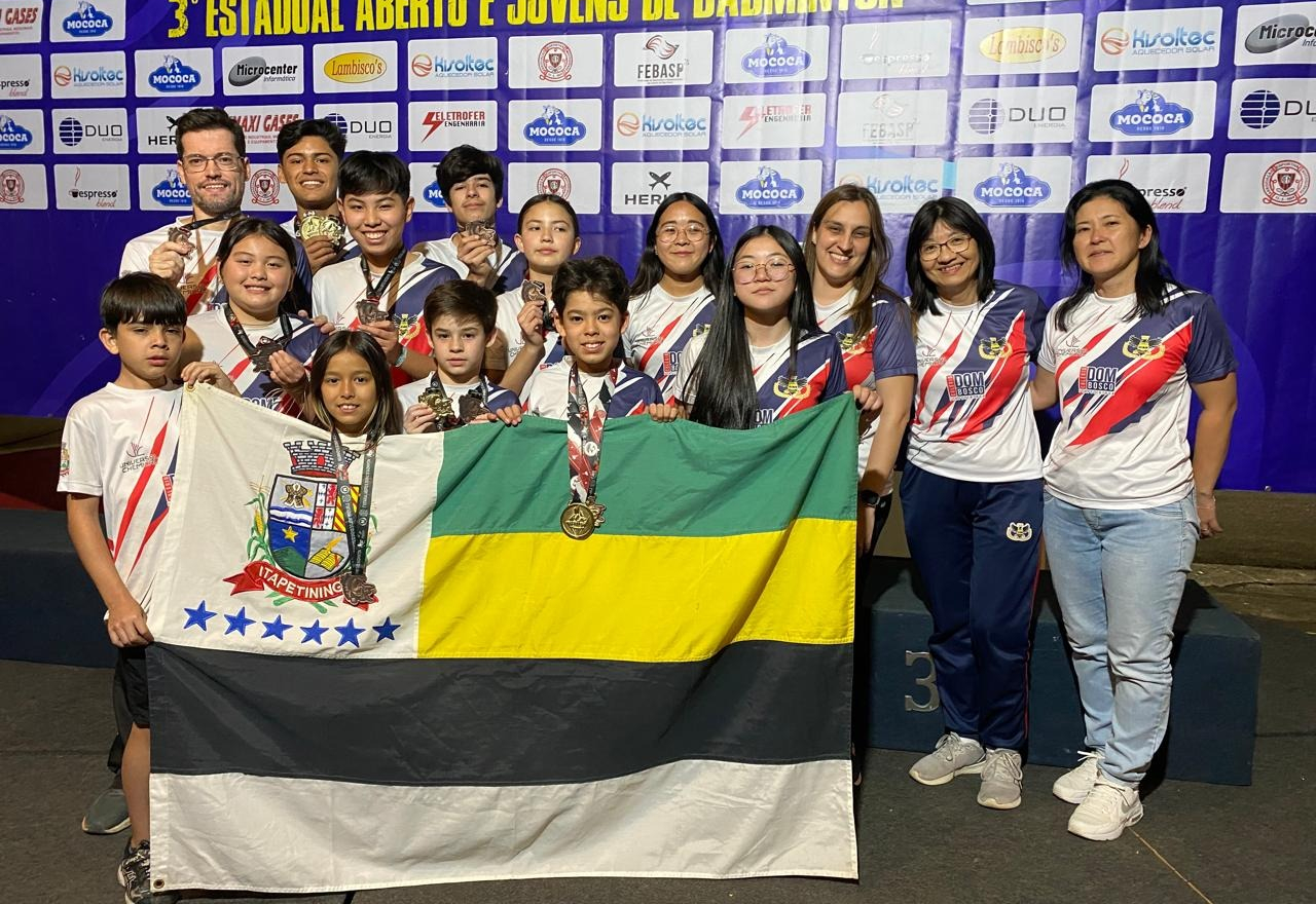 Atletas de Badminton de Itapetininga participam de Etapa Estadual, recebem 12 medalhas e sobem ao pódio em Mococa