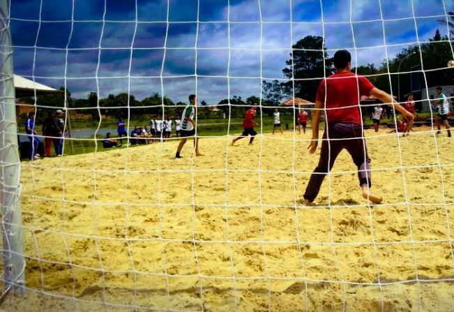 Festival de futebol de areia foi realizado na lagoa 