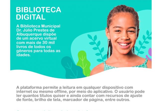 Biblioteca Digital de Itapetininga oferece mais de 30 mil títulos de graça 