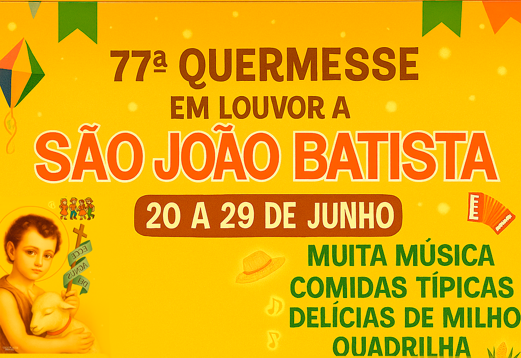 77ª Festa em Louvor a São João Batista movimenta Itapetininga de 20 a 29 de junho