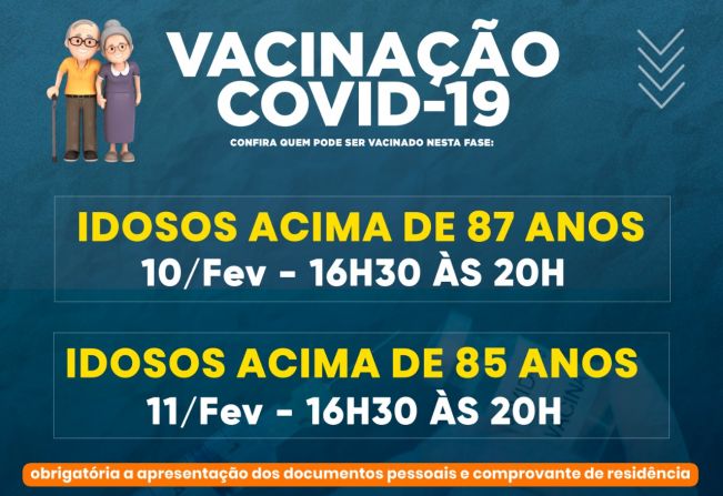 Prefeitura de Itapetininga divulga novos grupos para vacinação contra Covid-19