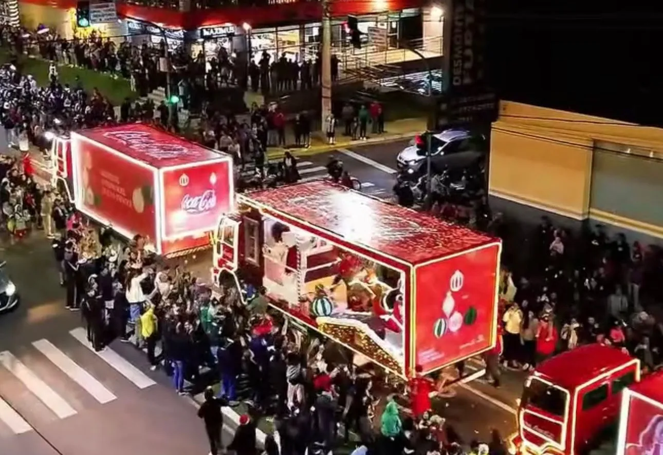 Caravana de Natal da Coca-Cola passará por Itapetininga em duas datas