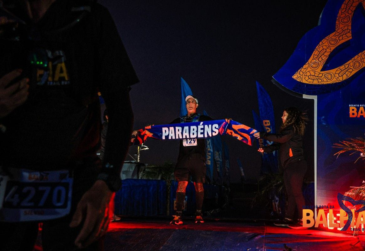 Superar desafios é uma das metas do corredor Charles Cortez que percorreu 80 quilômetros durante competição em Santa Catarina