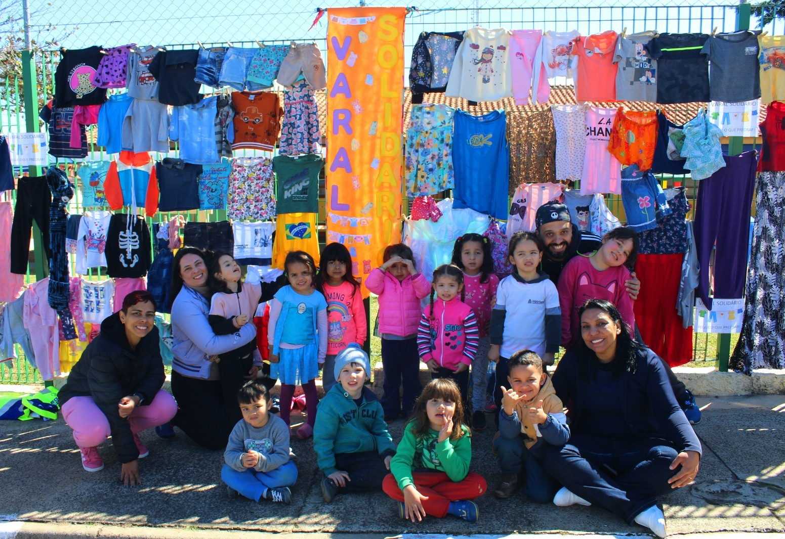 EMEI Prof.ª “Jacy Ferreira Cerqueira” promove o tradicional “Varal Solidário”