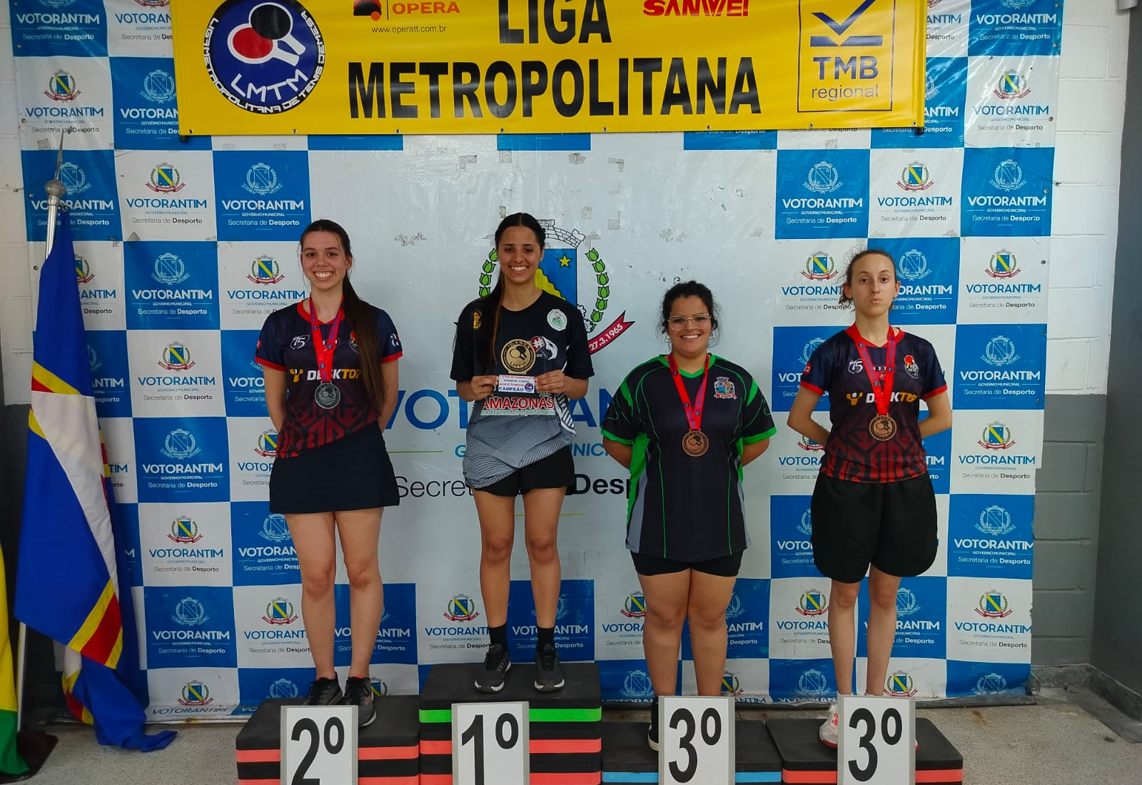 Itapetininga conquista 3ª colocação entre as 35 agremiações na Etapa da Liga Metropolitana de Tênis de Mesa