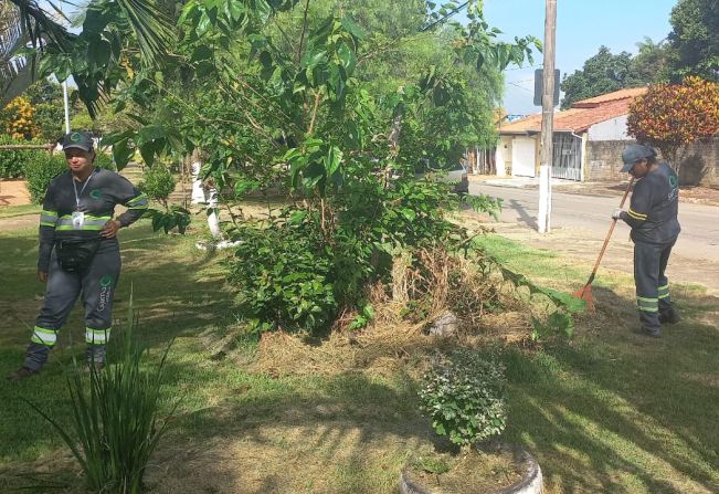 Secretaria de Serviços Municipais realiza capinagem e roçada em avenidas e praças de Itapetininga