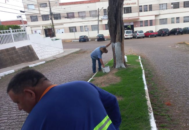 Prefeitura de Itapetininga executa a manutenção em bairros e avenidas, além  de realizar pintura e poda de árvores em praças