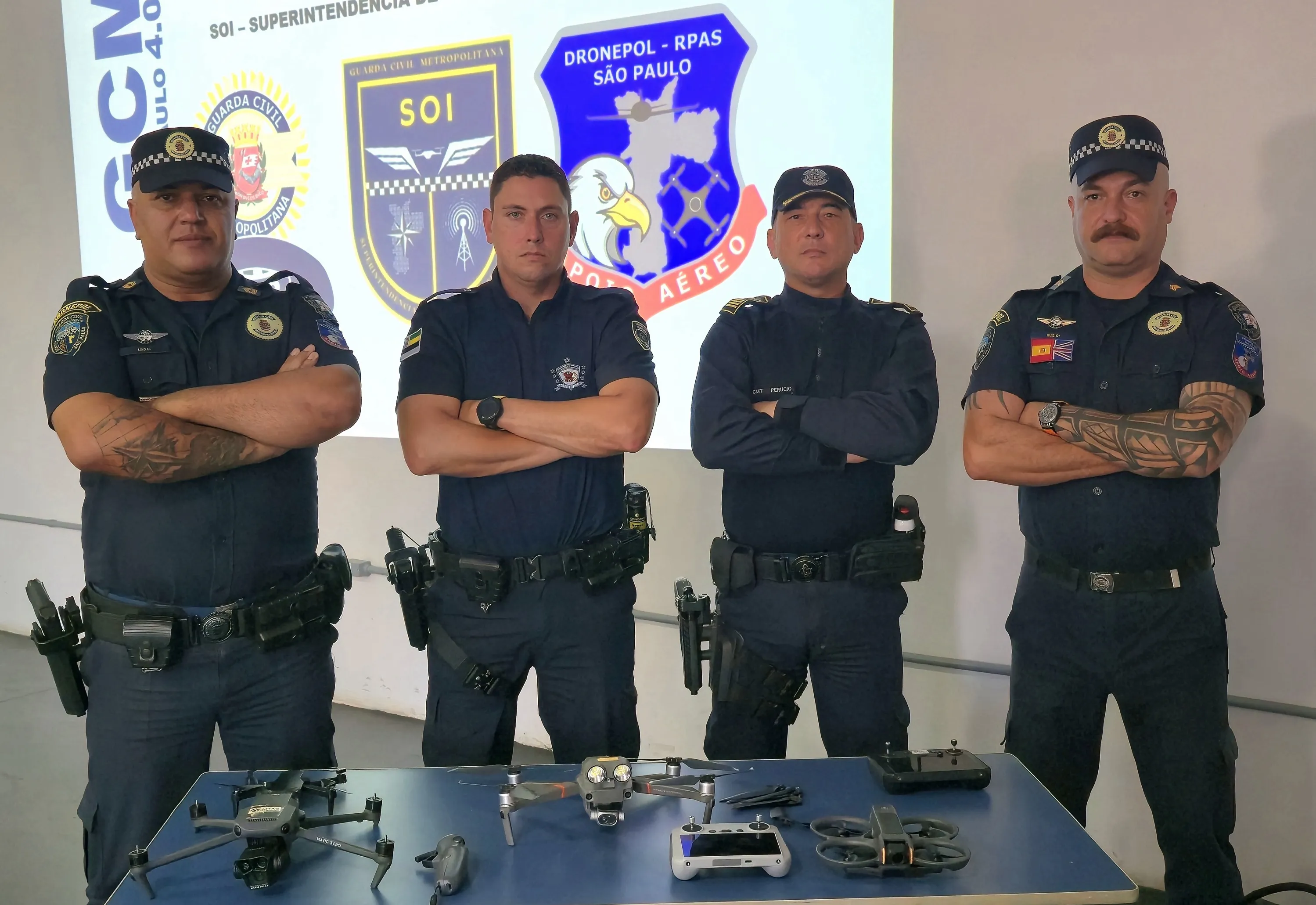 GCM de Itapetininga participa de capacitação de alto nível para Operadores de Drone de Segurança Pública