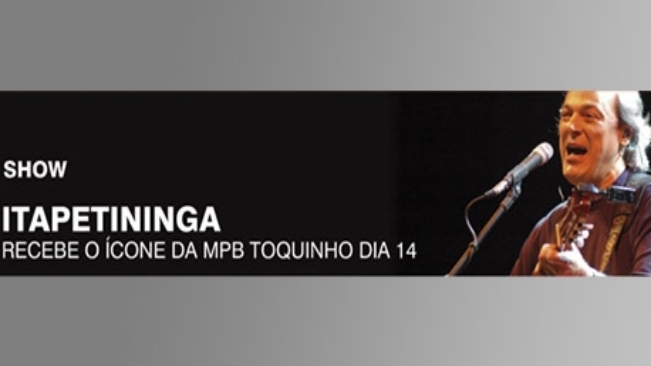 Itapetininga recebe o ícone da MPB, Toquinho, dia 14