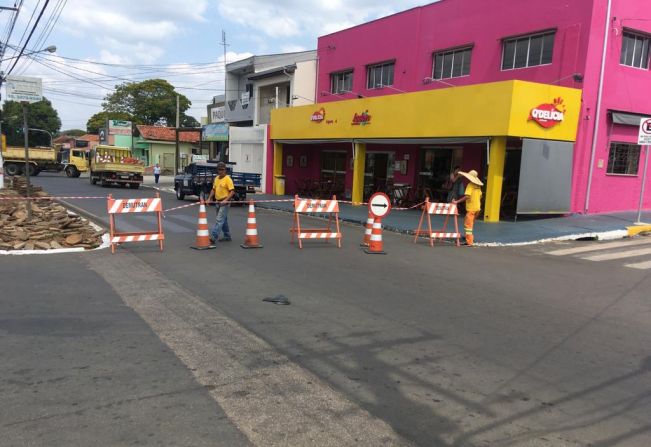 Itapetininga está em obras com a construção da ciclovia na Vila Rio Branco
