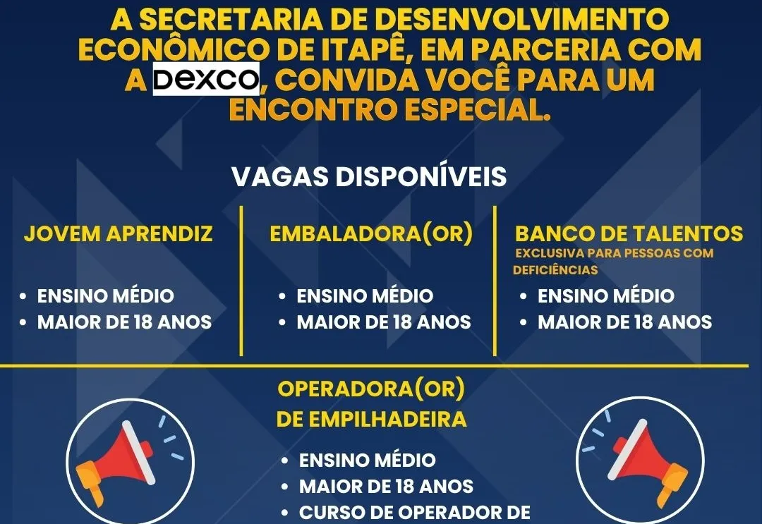 Dexco promove palestra no PAT com captação de currículos