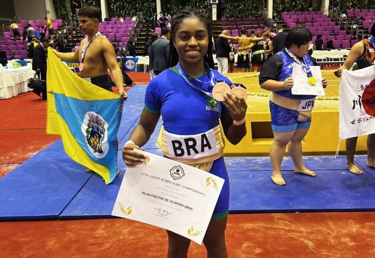 Itapetininga garante medalha no Campeonato Mundial de Sumô na Tailândia