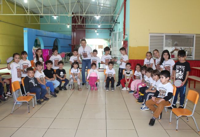 EMEI Ana Júlia Vieira Gomes Heleno promove projeto “Fazer o bem, sem olhar a quem”