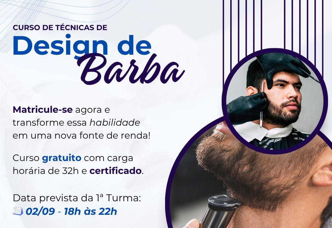 Curso presencial “Aprenda técnicas de design de barba” tem inscrições abertas em Itapetininga