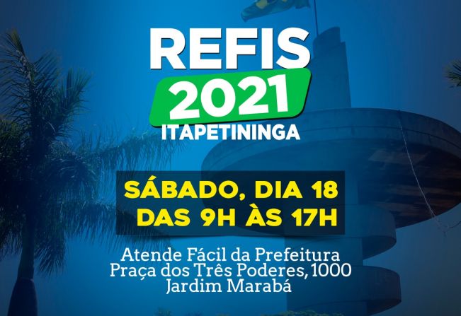Prefeitura de Itapetininga abre no sábado, dia 18, para atender contribuintes interessados em aderir ao Refis