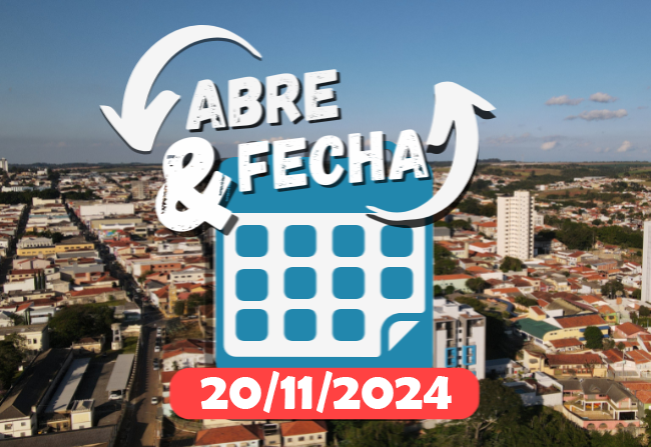 “Abre e fecha” do Feriado de 20 de Novembro – Dia da Consciência Negra