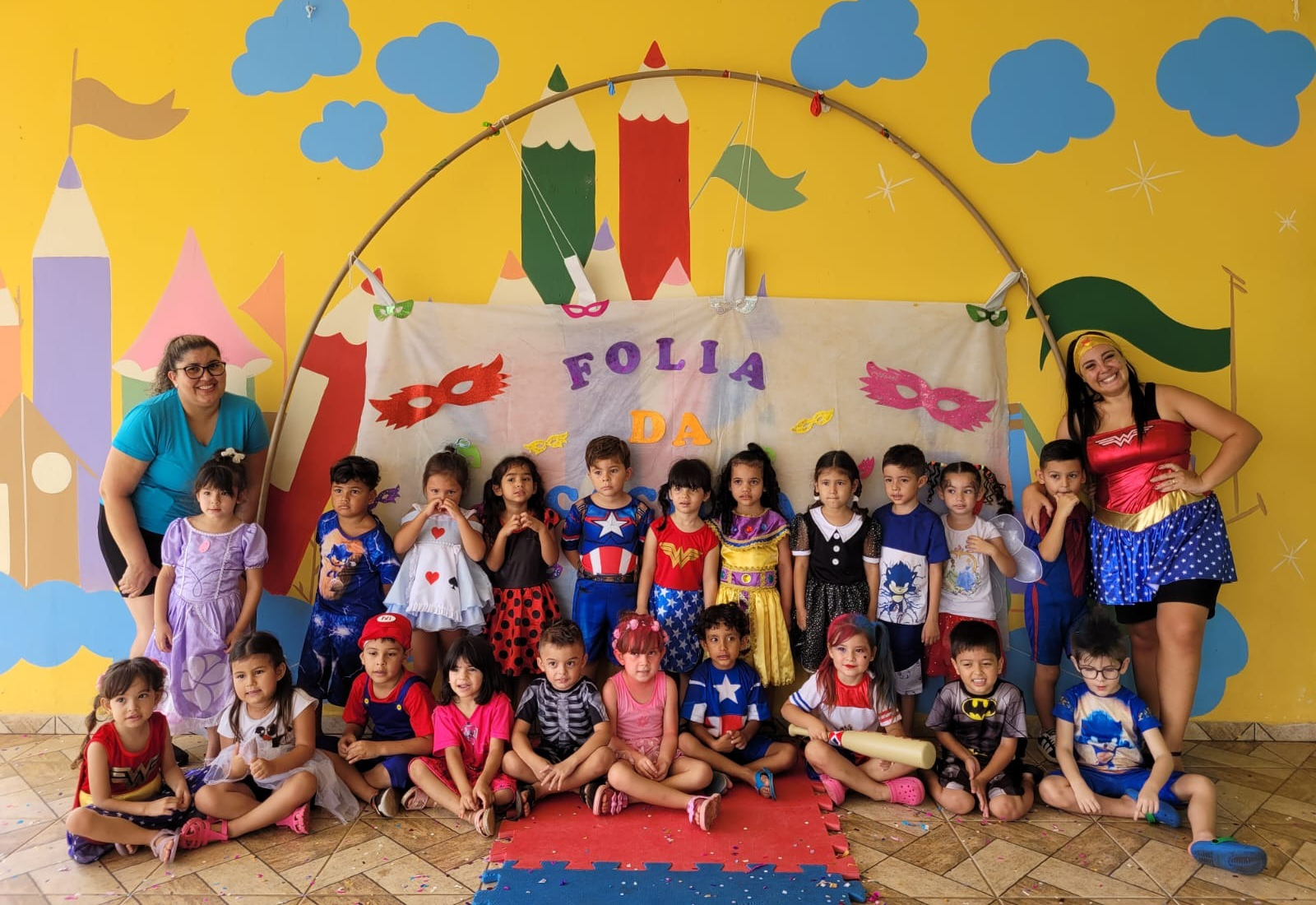 Carnaval 2025 é celebrado por alunos na EMEI “Cacilda de Andrade Nery”