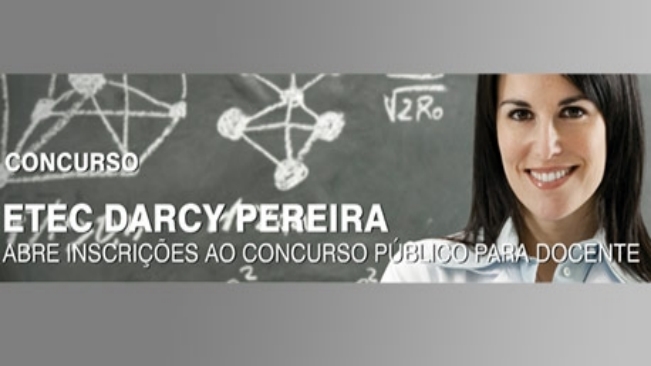 ETEC Darcy Pereira abre inscrições ao concurso público para docente