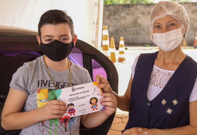 Itapetininga atinge 52,7% na vacinação contra Covid em crianças e supera a média do estado de São Paulo