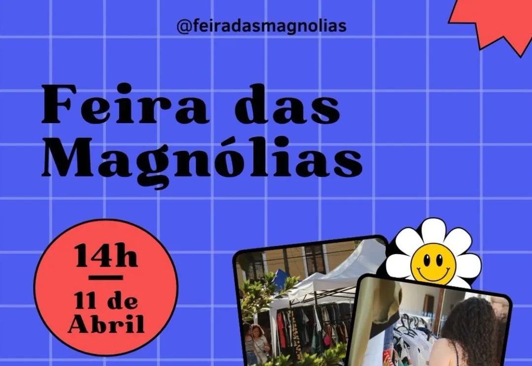 Feira das Magnólias reúne brechós e movimenta a Praça do Rosário neste sábado (11), em Itapetininga