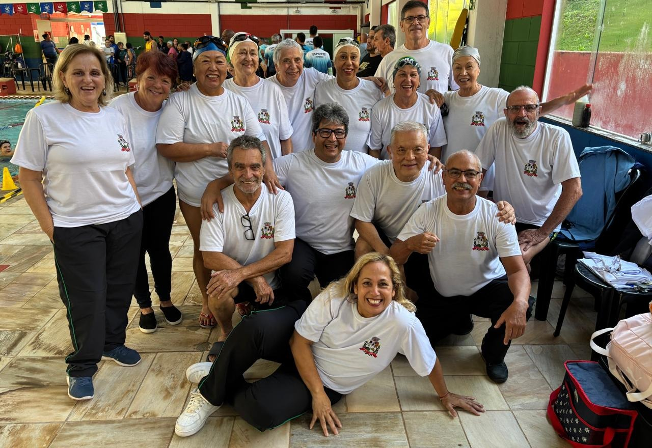 Itapetininga conquista 3º lugar nas categorias masculina e feminina na Natação nos Jogos da Melhor Idade (JOMI) 