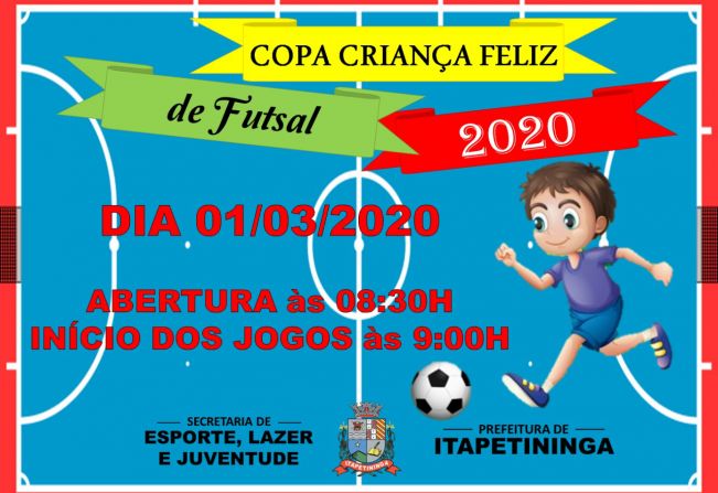 Prefeitura de Itapetininga se prepara para Abertura da “Copa Criança Feliz de Futsal”