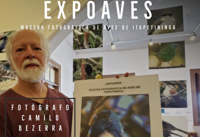 Centro Cultural em Itapetininga apresenta ExpoAves -  Mostra Fotográfica de Camilo Bezerra