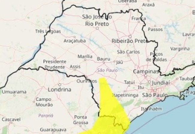 Alerta de temporais na região de Itapetininga