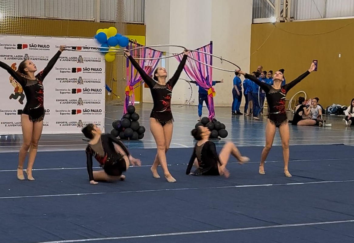 Ginástica Rítmica de Itapetininga conquista Prata na Classificação Geral nos Jogos Regionais