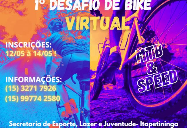 Prefeitura de Itapetininga inova e promove 1° Desafio de Bike Virtual