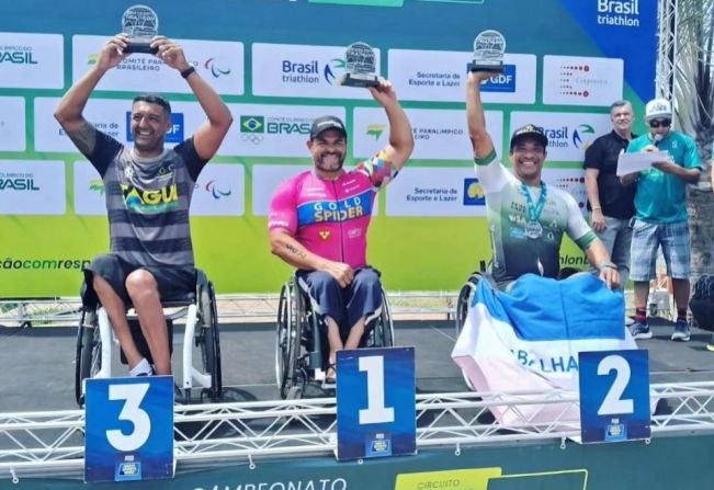 Paratleta de Itapetininga conquista pódio na final do Campeonato Brasileiro de Paratriathlon, em Brasília