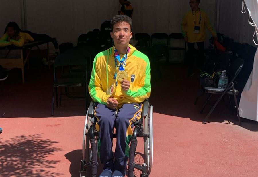 Paratleta Eduardo Bento é ouro nos Jogos Parapan-Americanos de Jovens no Chile