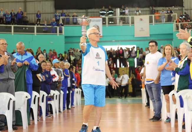 Cerimônia de Abertura do 21º Jogos Regionais dos Idosos em Itapetininga nesta quinta (31) teve recorde de público
