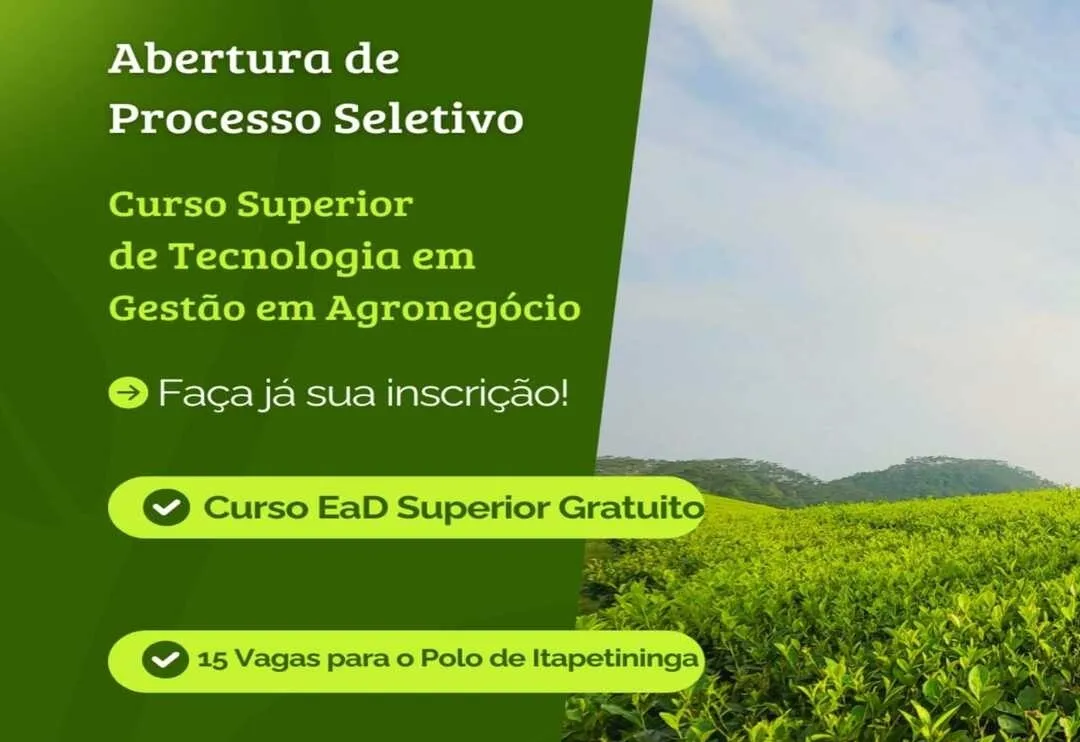 Itapetininga é contemplada com curso superior gratuito em Gestão do Agronegócio pela UFU – Universidade Federal de Uberlândia