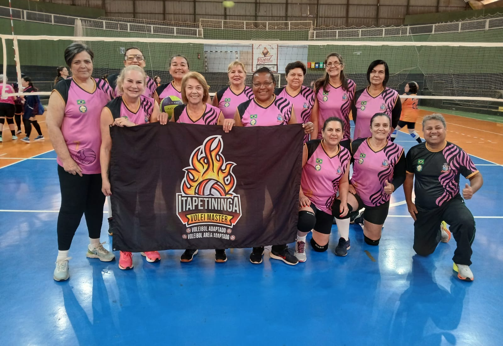 Voleibol Feminino 50+ de Itapetininga comemora duas vitórias em seguida contra Tietê e Tatuí no Ginásio Municipal “Ayrton Senna da Silva”