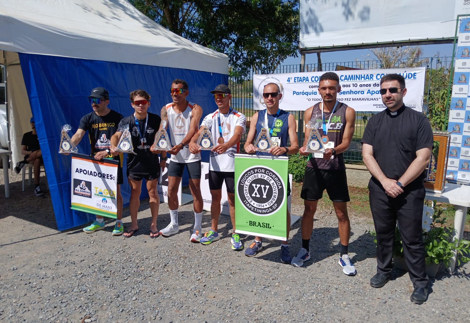 Atletas de Itapetininga e região lotaram a Lagoa da Chapadinha para participar da 4ª Etapa do Correr e Caminhar com Saúde