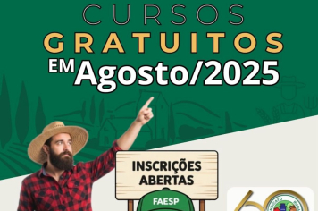 Cursos rurais gratuitos oferecem 580 vagas no segundo semestre em Itapetininga