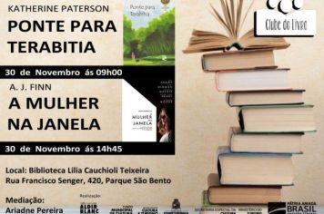 Ceu das Artes em Itapetininga receberá duas apresentações do Clube do Livro