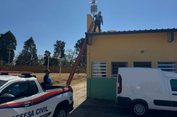 CEMADEN realiza manutenção em pluviômetros automáticos nos distritos da Conceição e Morro do Alto