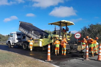 SPVias realiza obras de pavimentação, em Itapetininga 