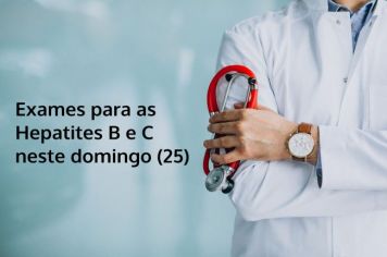 Itapetininga promove Campanha “Julho Amarelo” com exames de Hepatite B e C e testagem rápida de HIV e Sífilis, na Feira Livre no próximo domingo (25) 