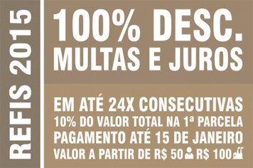 Refis 2015 começou, aproveite para acertar seus débitos