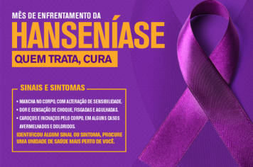 Campanha de orientação contra hanseníase será realizada no domingo em feira livre