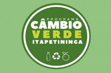 Programa Câmbio Verde será do Distrito do Tupy neste sábado (30)