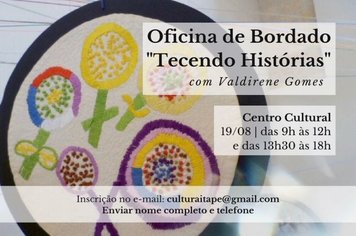 Secretaria da Cultura e Turismo apresenta o projeto inédito “Tecendo Histórias”