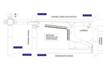 Começam as obras para a implantação do Terminal de Ônibus na região do Mercado Municipal