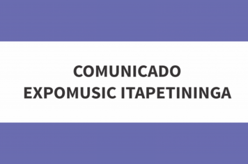 Comunicado Cultura de Itapetininga