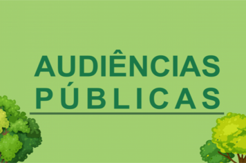 ATAS das Audiências Públicas Meio Ambiente Municipal