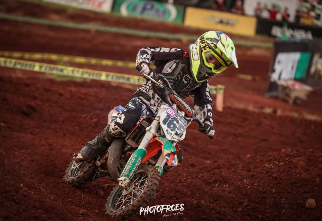 Pilotos mirins de Itapetininga participam da 1ª Etapa de Motocross, no Campeonato Paranaense