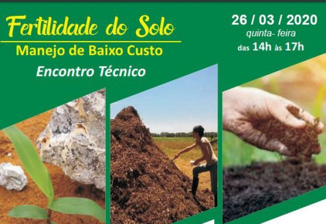 Itapetininga recebe encontro técnico sobre Fertilidade do Solo – Manejo de Baixo Custo no próximo dia 26